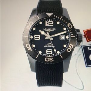 Longines Black Automatic Watch
